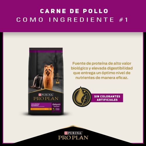 Alimento para perro Proplan Exigent Dog Small