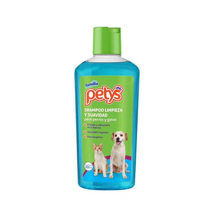 Shampoo Limpieza Y Suavidad Petys 235 ml