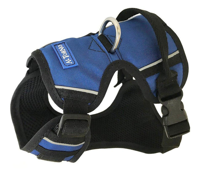 Arnés en Lona Azul - PetsPlaza