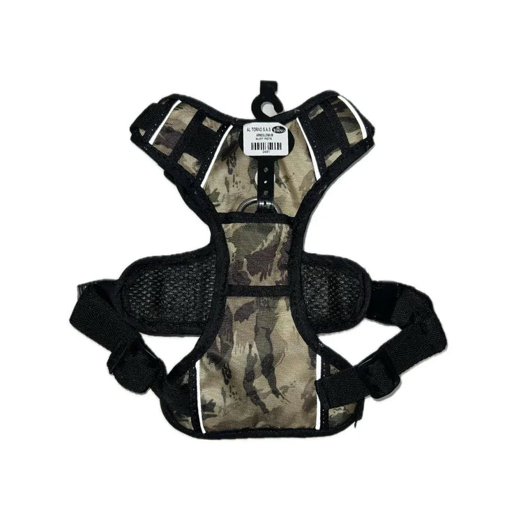Arnés en Lona Café Militar - PetsPlaza
