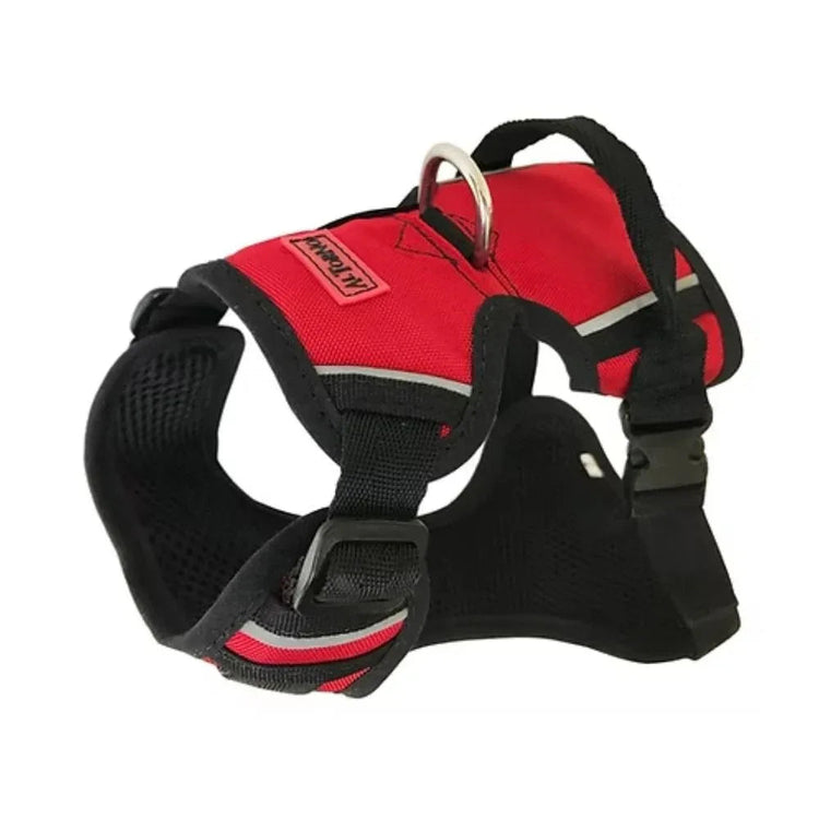 Arnés en Lona para Perros Rojo - PetsPlaza