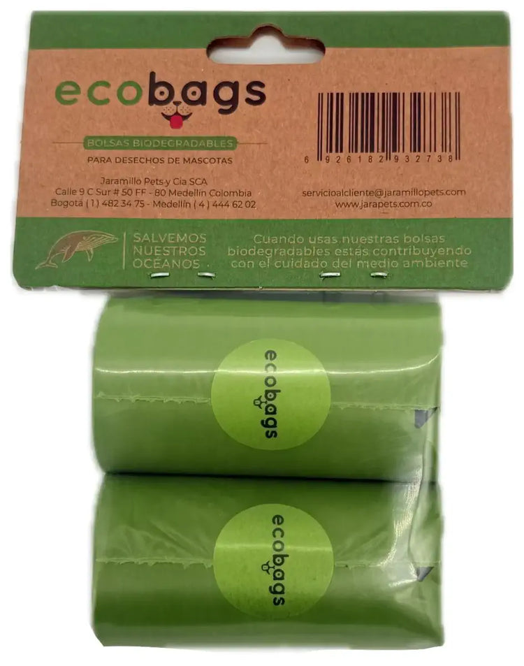 Bolsas Biodegradables x2 Rollos - PetsPlaza