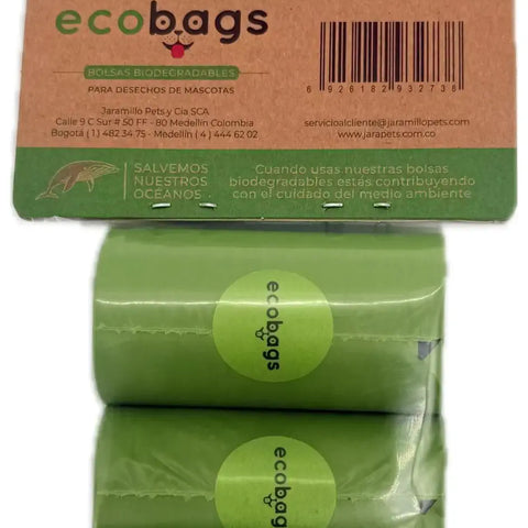 Bolsas Biodegradables x2 Rollos - PetsPlaza