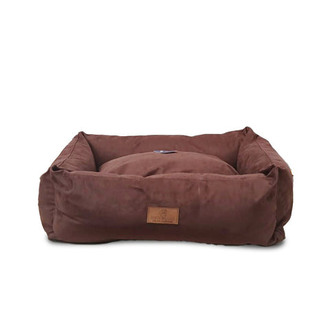 Cama Fausto Cafe Oscuro para Mascotas - PetsPlaza