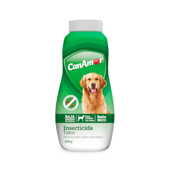 Canamor Talco Insecticida para Perros - PetsPlaza
