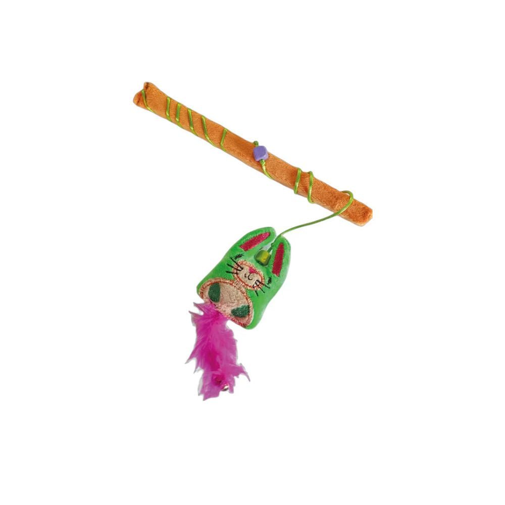 Cañita con Peluche y Catnip - PetsPlaza