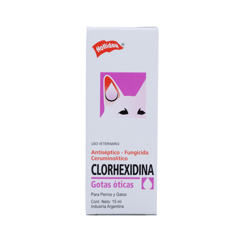 Clorhexidina Gotas Óticas 15 ml - PetsPlaza