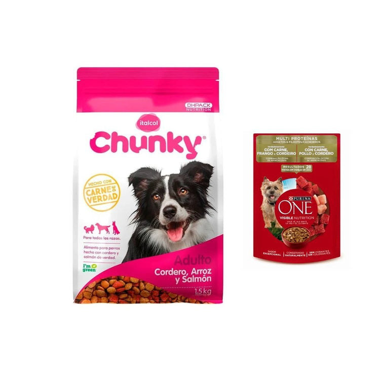 Combo Black Friday: Súper Combo Chunky: ¡Compra 3 y recibe 2 Purina One GRATIS! - PetsPlaza