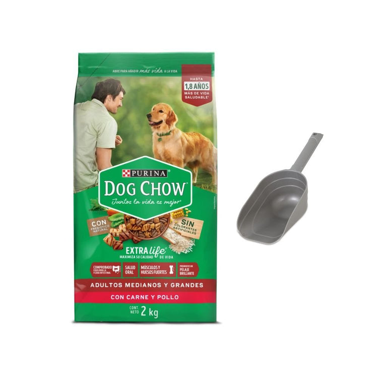 Dog Chow Cordero Perros Adultos Medianos y Grandes + Cuchara Recolectora GRATIS - PetsPlaza