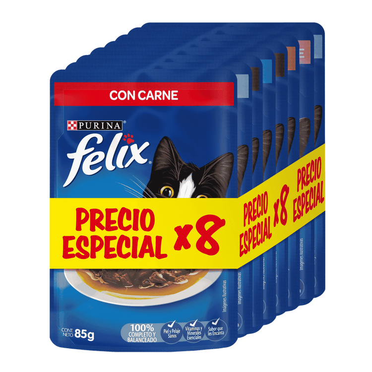 Felix Pack Surtido x8 Sobres - PetsPlaza