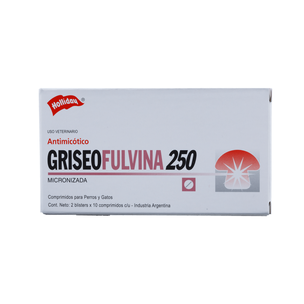Griseofulvina 250 Mg x 20 Tab - PetsPlaza