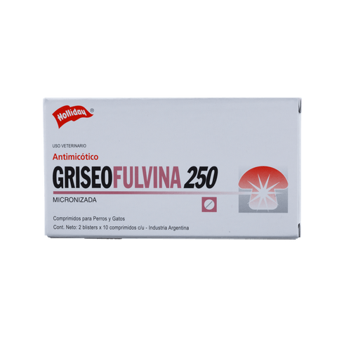 Griseofulvina 250 Mg x 20 Tab - PetsPlaza