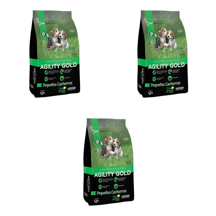 Combo Black Friday: Promo X3 Agility Gold Pequeños Cachorros 1.5 kg - PetsPlaza