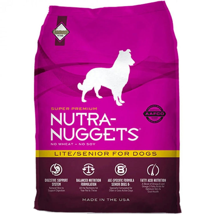 Nutra - Nuggets Lite Senior Perros Adultos - PetsPlaza