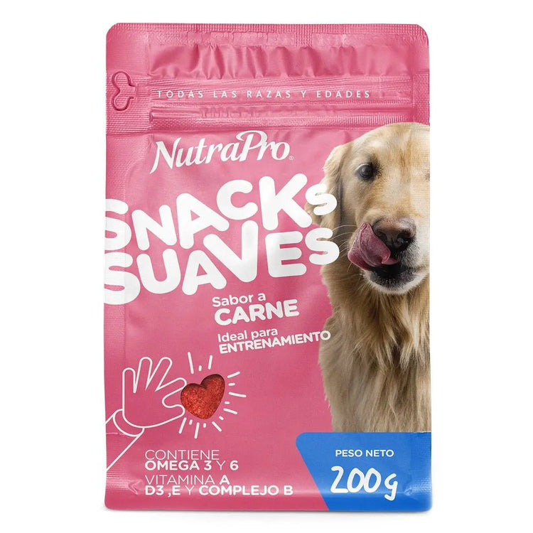 Nutrapro Snacks Suaves Perro Carne - PetsPlaza