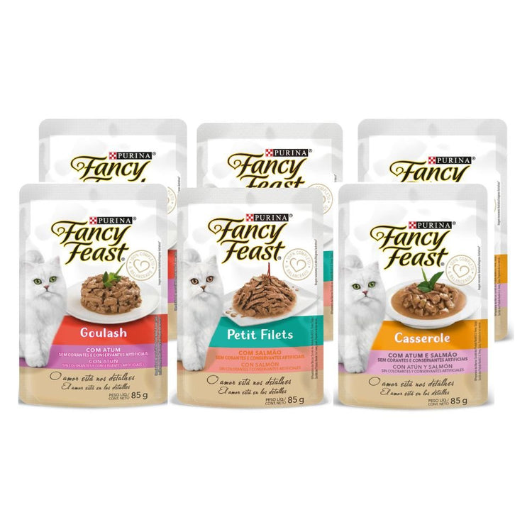 Combo Black Friday: Paquete Surtido Fancy Feast X6 - PetsPlaza