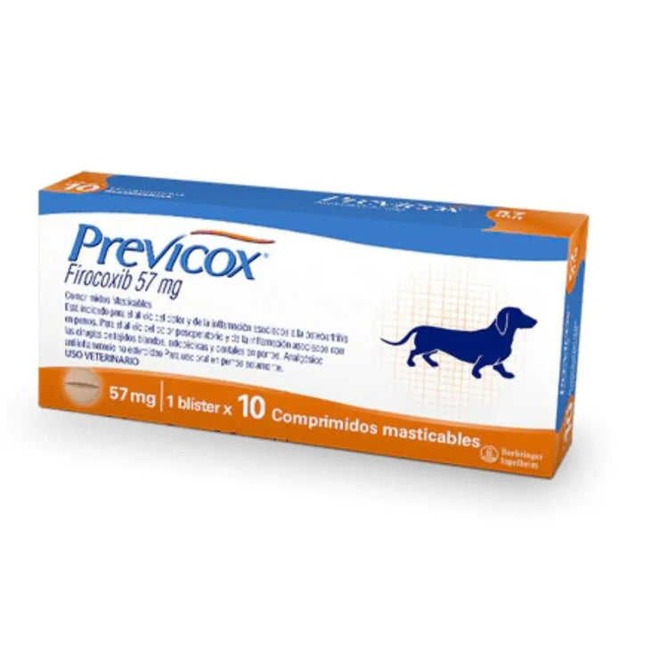 Previcox 57 mg Blíster x 10 Comprimidos para Perros - PetsPlaza