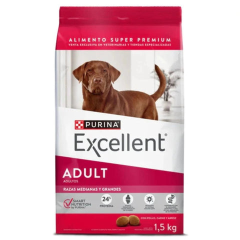 Purina Excellent Perros Adultos Razas Medianas y Grandes - PetsPlaza