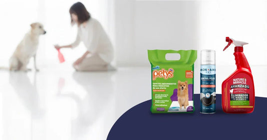 Mantén tu casa limpia si tienes mascotas con productos prácticos como paños húmedos y limpiadores especializados. Compra online en Pets Plaza - PetsPlaza