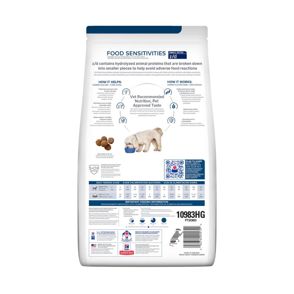Hill's Prescription Diet z/d Small Bites Alimento Seco para Perros