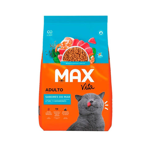 Max Vita Gato Adulto Sabor del Mar Atún & Camarones