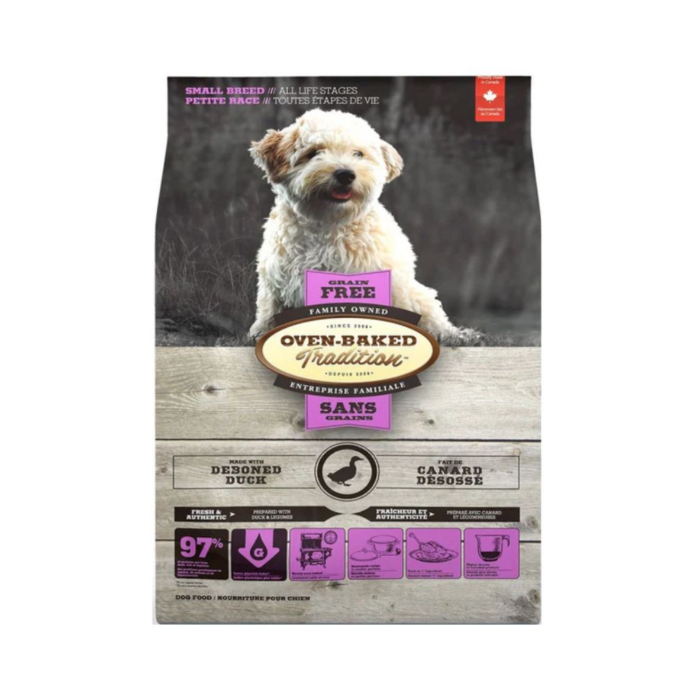 Oven Baked Tradition Grain Free Pato – Adultos Pequeños 2,27 kg