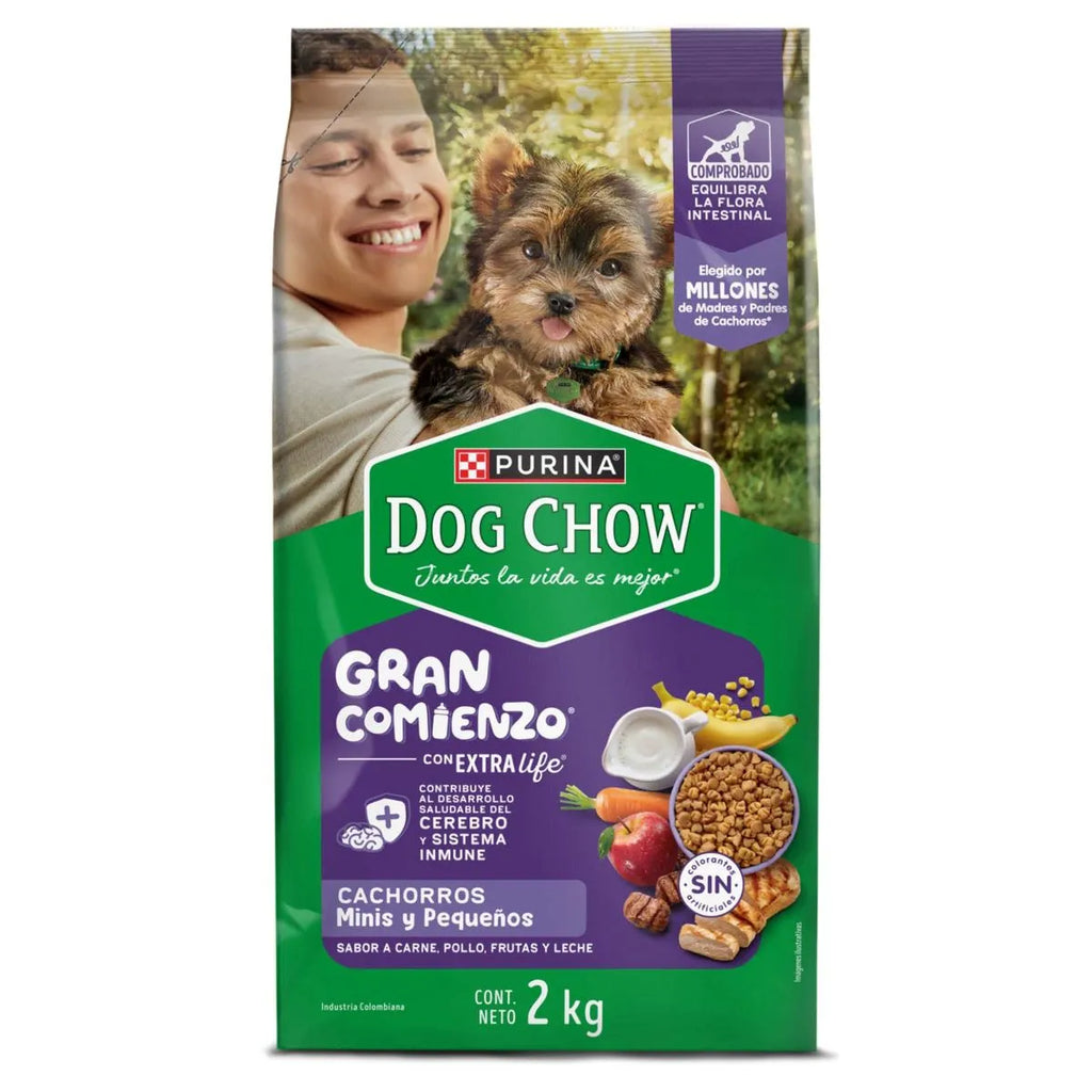 Dog Chow Gran Comienzo Cachorros Minis y Pequeños