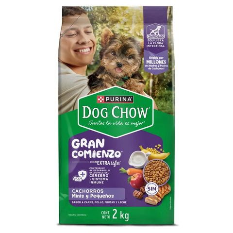 Dog Chow Gran Comienzo Cachorros Minis y Pequeños