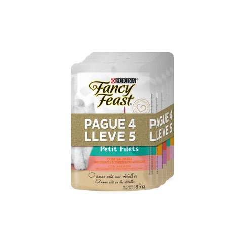Fancy Feast Pack Surtido Pague 4, Lleve 5 Sobres