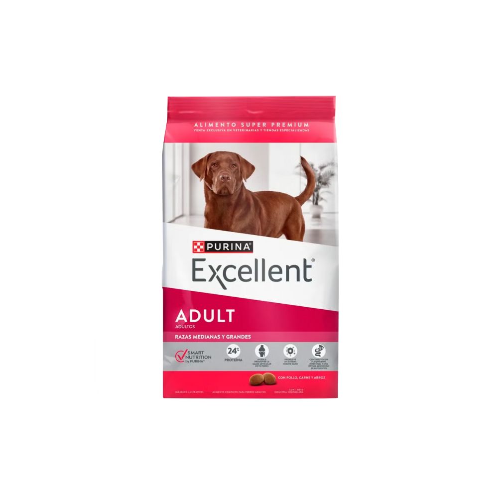 Purina Excellent Perros Adultos Razas Medianas y Grandes