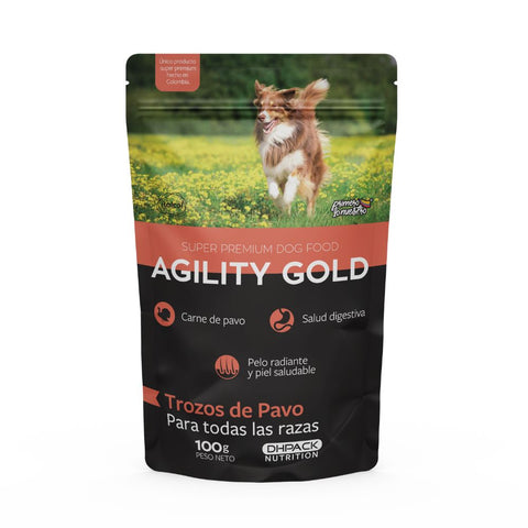 Agility Gold Pouches Trozos de Pavo