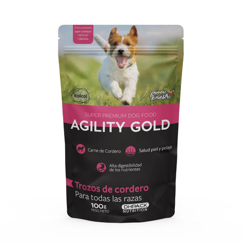 Agility Gold Pouches Trozos de Cordero