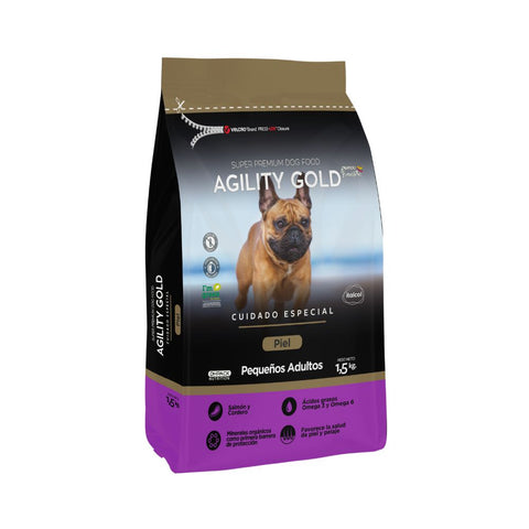 Agility Gold Perros Adultos Pequeños Piel
