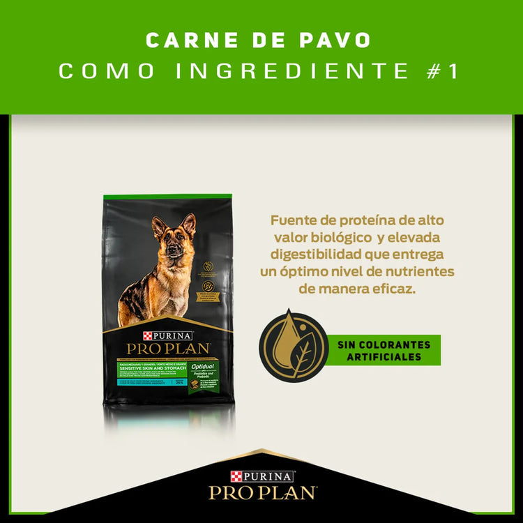 Pro Plan Sensitive Skin and Stomach para Perros - PetsPlaza