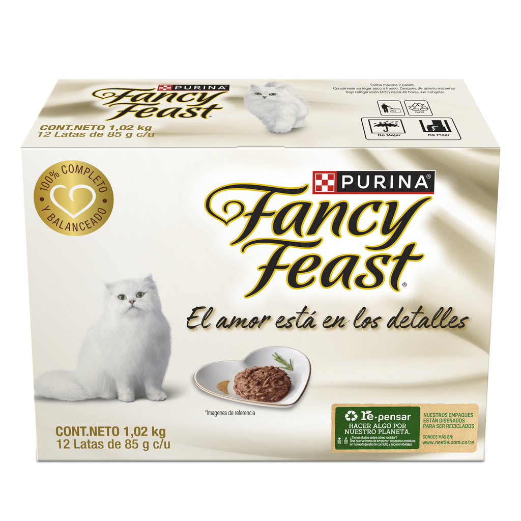 Fancy Feast Surtido x4 Latas