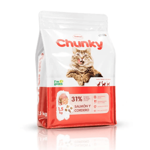 Chunky Gatos Salmón & Cordero