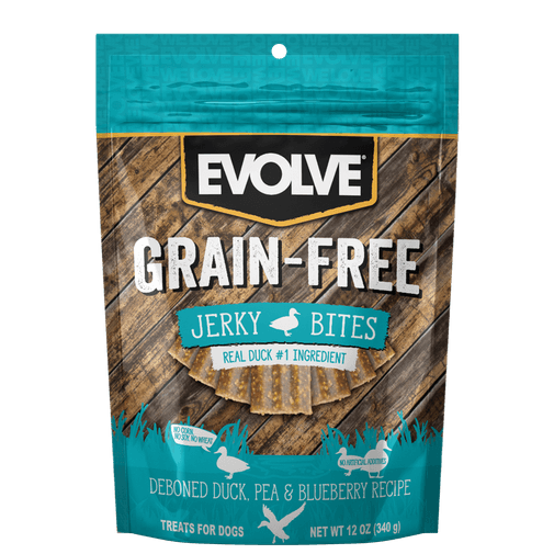 Evolve Grain-Free Duck Jerky Bites