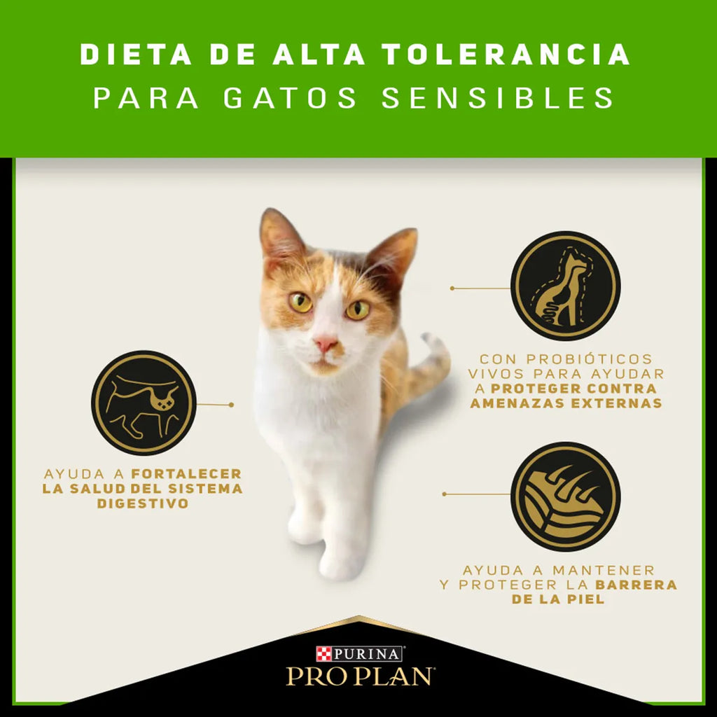 Pro Plan Sensitive Skin and Stomach para Gatos - PetsPlaza