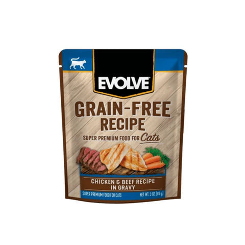 Evolve Grain-Free Chicken & Beef in Gravy