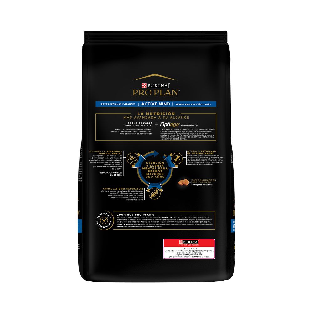 Pro Plan Active Mind Razas Medianas y Grandes