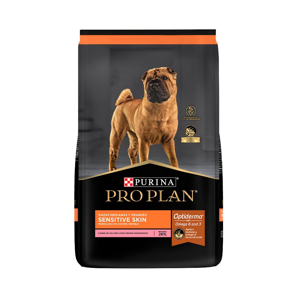 Pro Plan Sensitive Skin Adultos Razas Medianas y Grandes