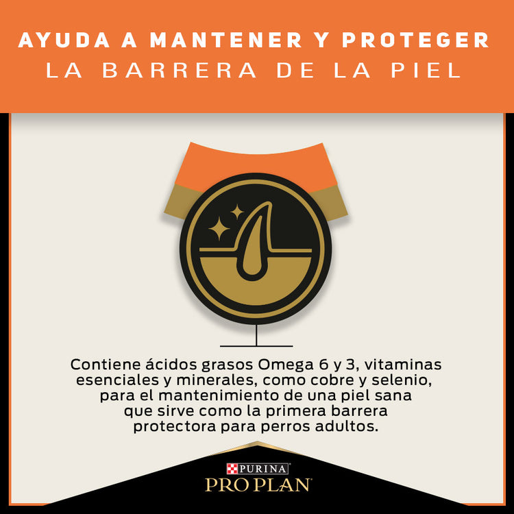 Pro Plan Sensitive Skin Adultos Razas Medianas y Grandes