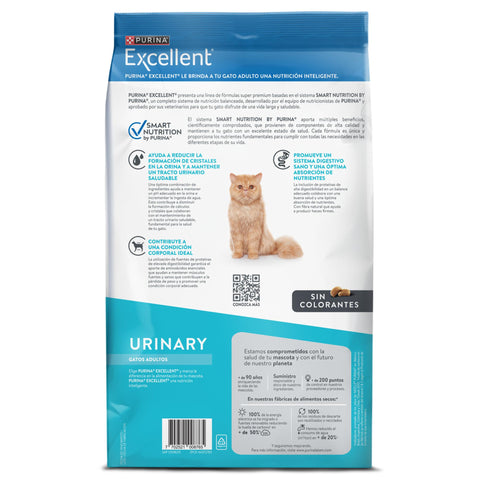Purina Excellent Urinary para Gatos Adultos
