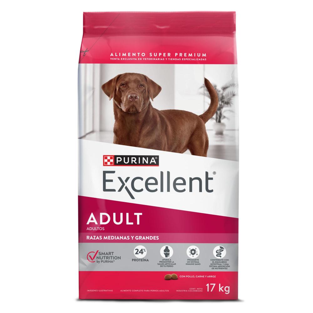 Purina Excellent Perros Adultos Razas Medianas y Grandes