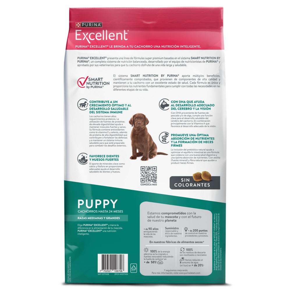 Purina Excellent Cachorros Razas Medianas y Grandes