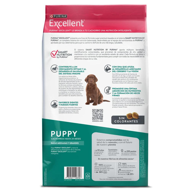 Purina Excellent Cachorros Razas Medianas y Grandes