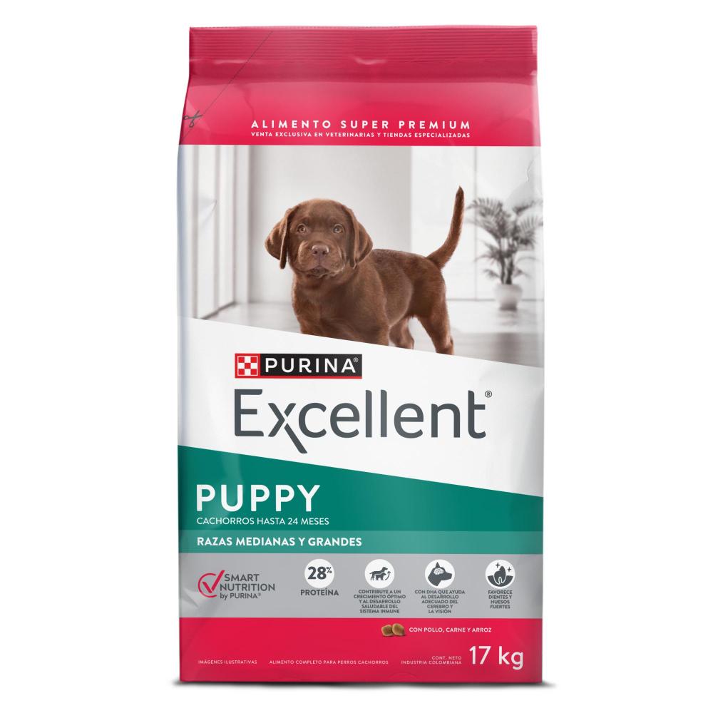 Purina Excellent Cachorros Razas Medianas y Grandes