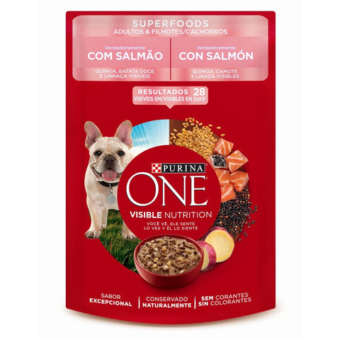 Purina One Superfoods Cachorros y Adultos Salmón