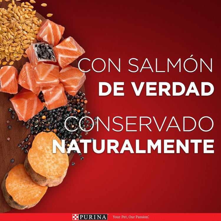 Purina One Superfoods Cachorros y Adultos Salmón