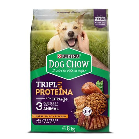 Dog Chow Triple Proteína Adultos